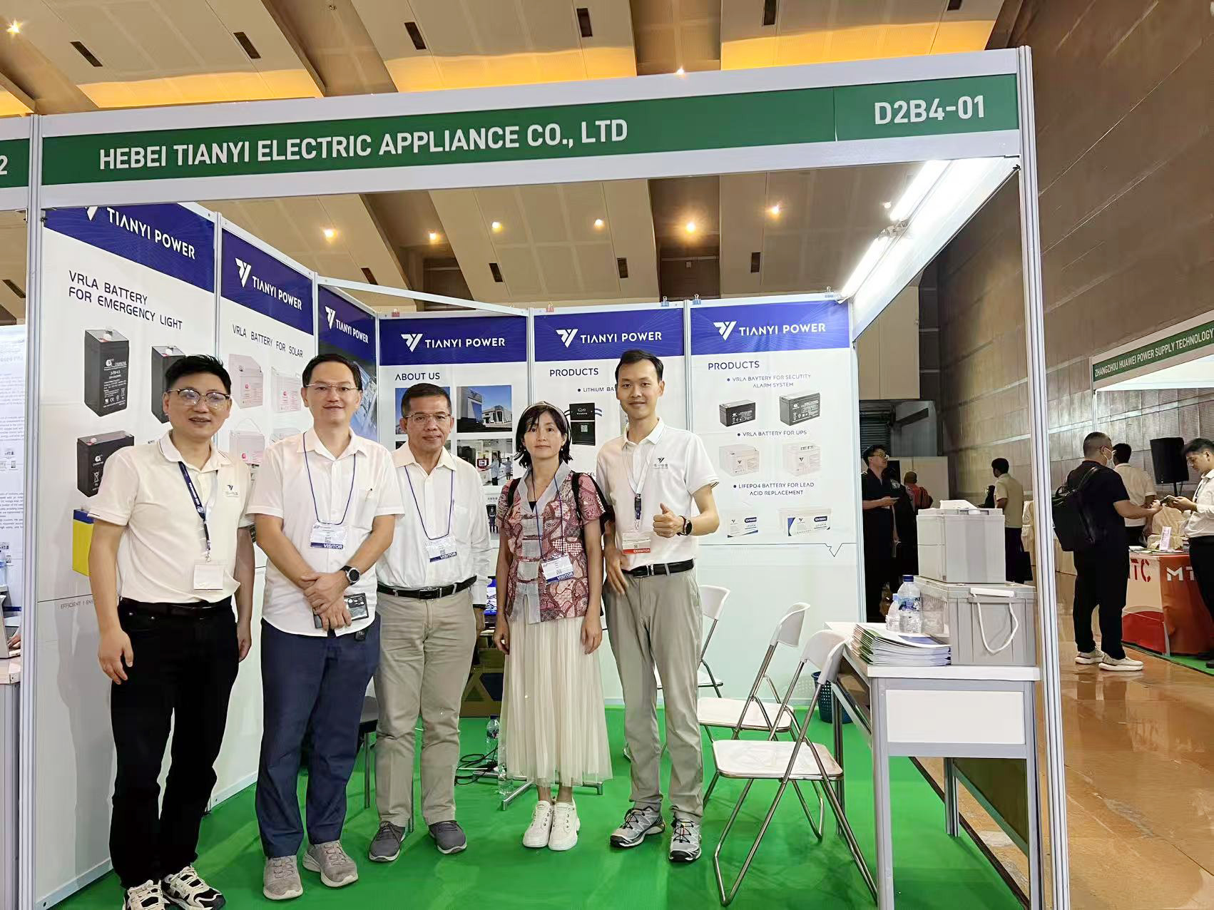 Tianyi Exhibition News | Actively deploying overseas markets, Tianyi Electric shines at the 2025 Indonesia Solar Photovoltaic Expo
